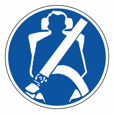 Príkaz na použitie ochranných pásov