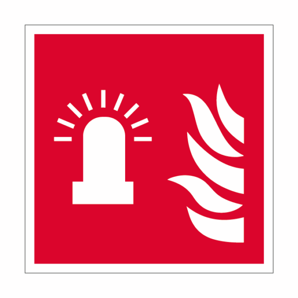 ISO F018 Blikajúce svetlo požiarneho poplachu