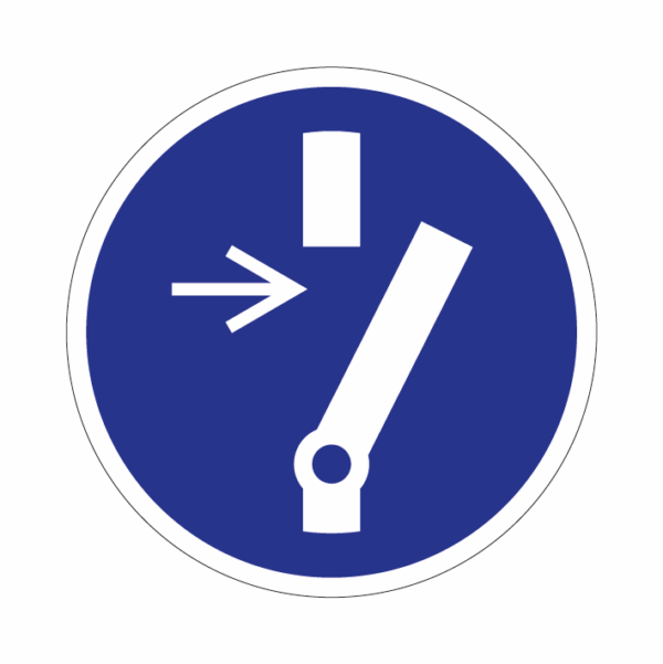 ISO M021 Pred vykonaním údržby odpojte