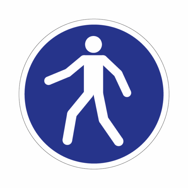 ISO M024 Použite chodník