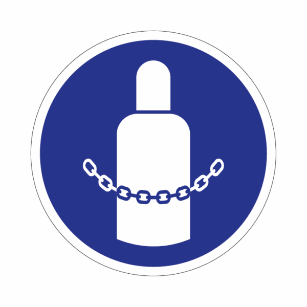 ISO M046 Zabezpečte plynové fľaše