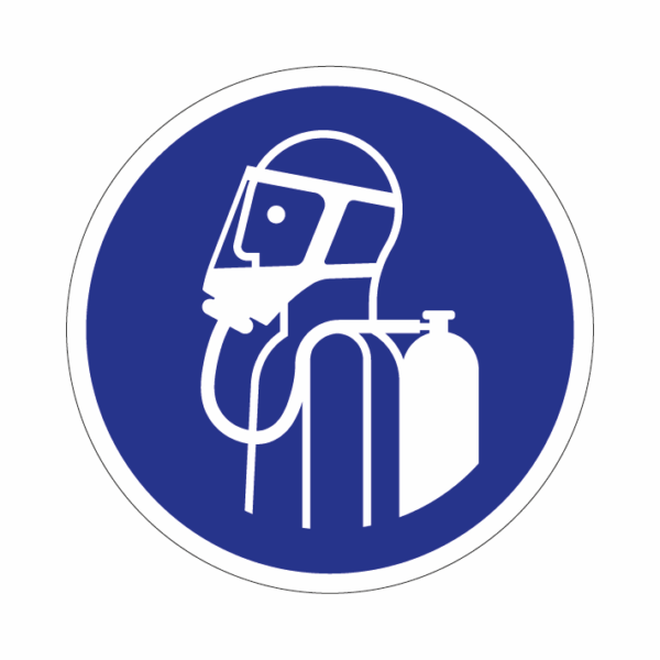 ISO M047 Používajte samostatný dýchací prístroj