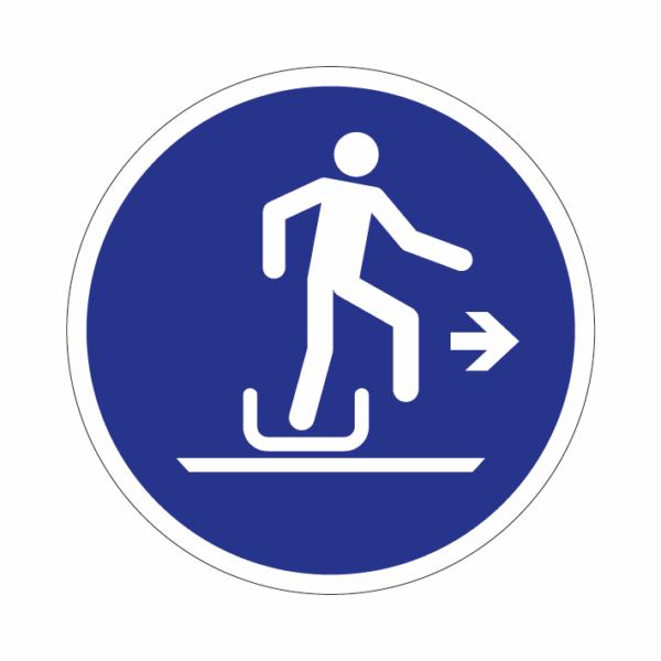 ISO M051 Zostup z tobogánu doprava