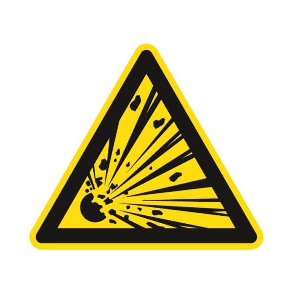 ISO W002 Výbušný materiál