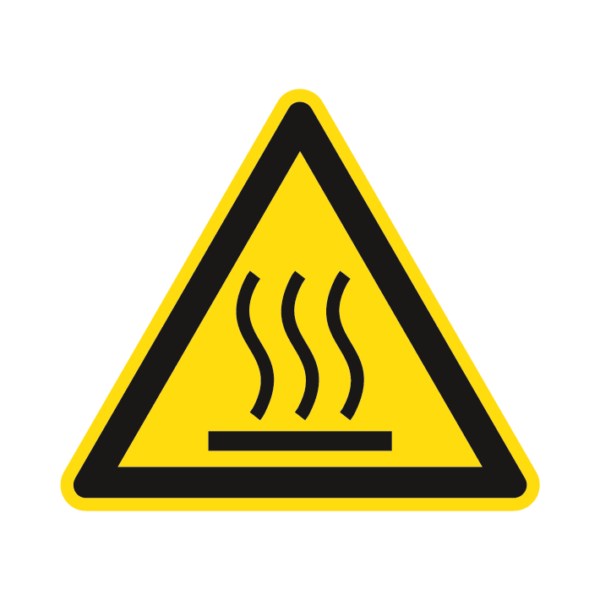 ISO W017 Horúci povrch