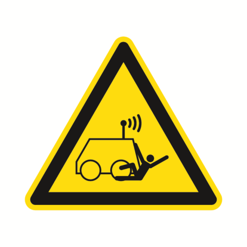 ISO W037 Nebezpečenstvo od diaľkovo ovládaného stroja