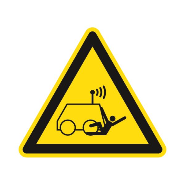 ISO W037 Nebezpečenstvo od diaľkovo ovládaného stroja