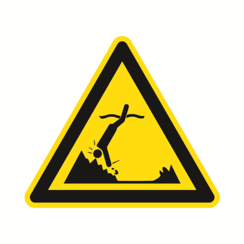 ISO W049 Nebezpečné predmety pod hladinou