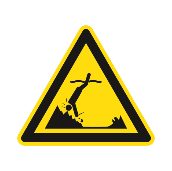 ISO W049 Nebezpečné predmety pod hladinou