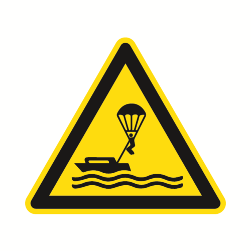 ISO W063 Varovanie pred parasailingom