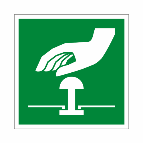 ISO E020 Tlačidlo núdzového zastavenia