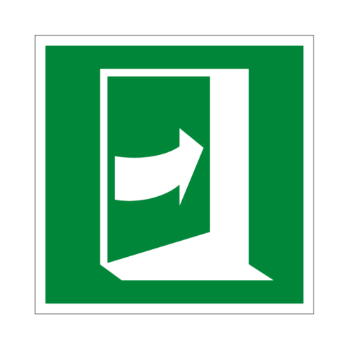 ISO E023 Dvere otvorte zatlačením vpravo