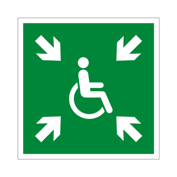 ISO E024 Dočasné evakuačné útočisko