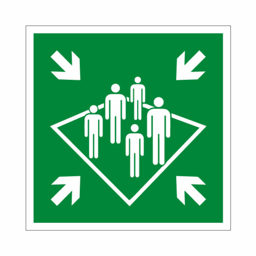 ISO E032 Zhromažďovacie miesto na palube