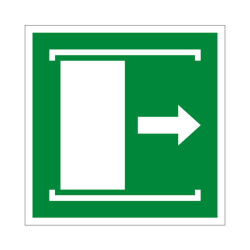 ISO E033 Dvere otvor posúvaním doprava