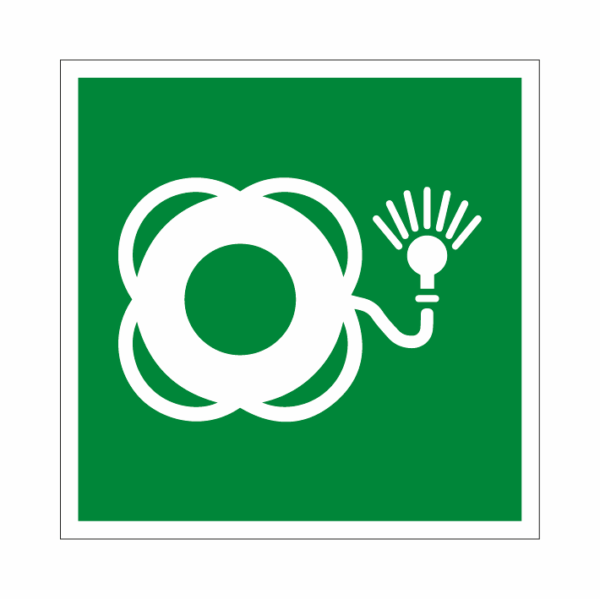 ISO E042 Záchranné koleso so svetlom