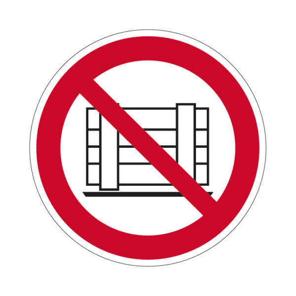 ISO P023 Zákaz skladovania