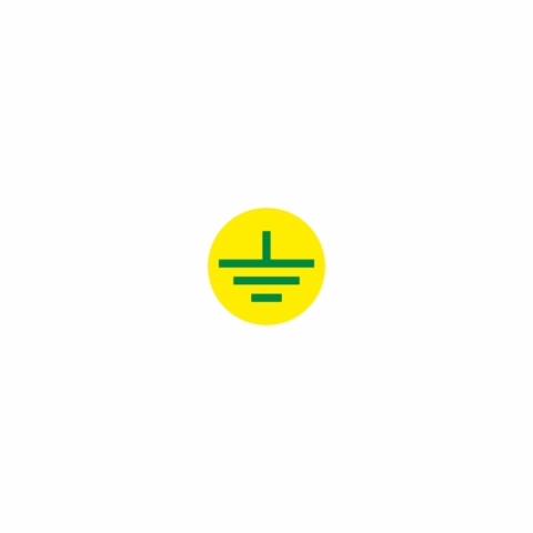 08 - uzemnenie žlto zelené - označovacia elektrotechnická značka