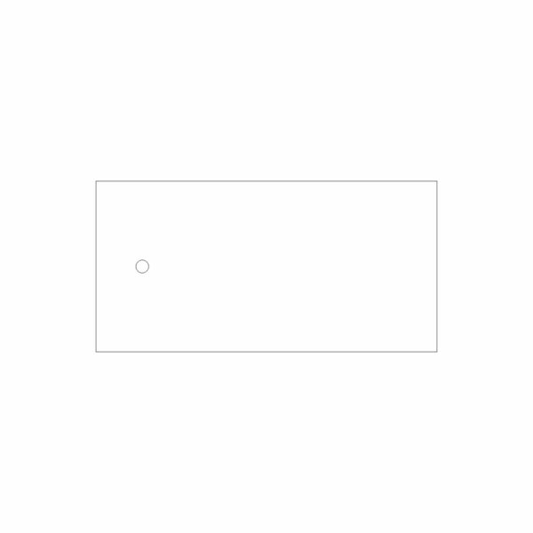 48 Káblový štítok plastový bez popisu - označovacia elektrotechnická značka