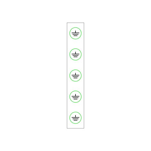 943 Pásik s uzemneniami - označovacia elektrotechnická značka