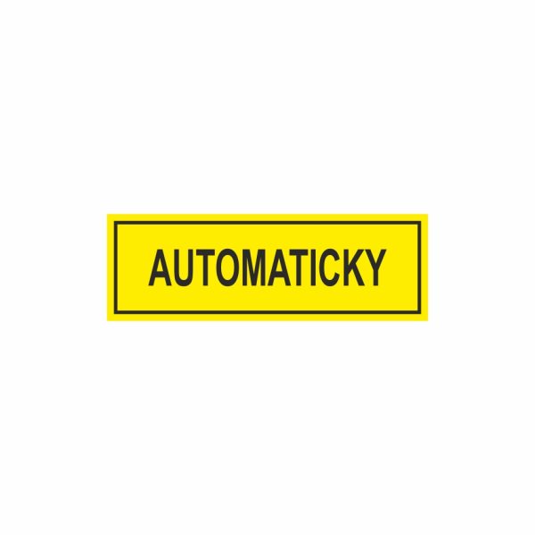 E040SE Automaticky - označovacia elektrotechnická značka