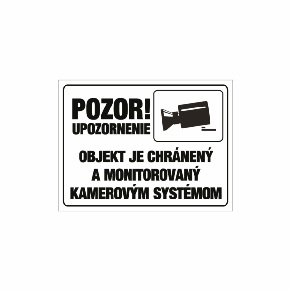 Objekt chránený a monitorovaný kamerovým systémom