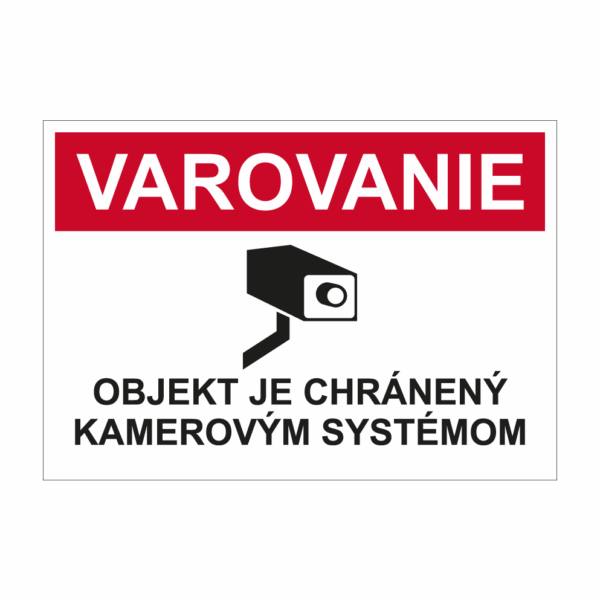 Varovanie Kamerový systém