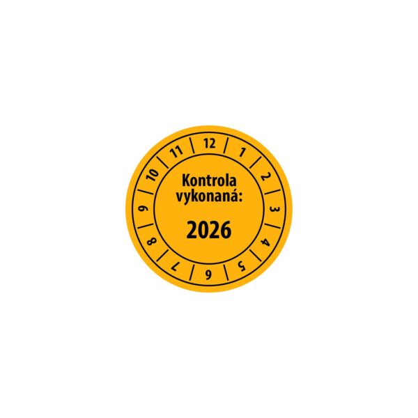 K001 K001 - Kontrolný a kalibračný štítok