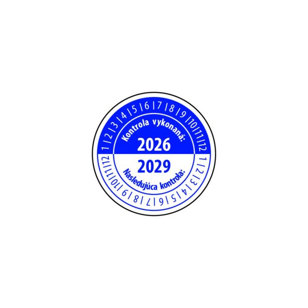 K006 - Kontrolný a kalibračný štítok