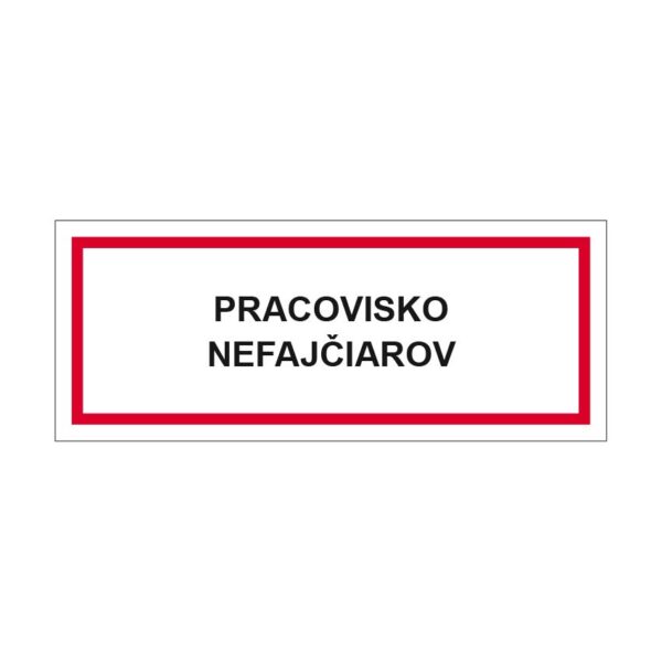 Pracovisko nefajčiarov