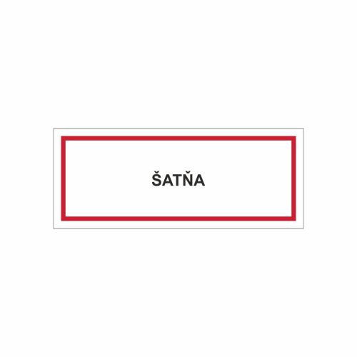 Šatňa - textová značka M37