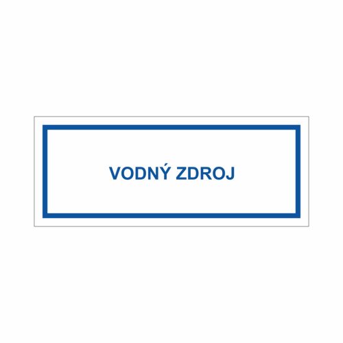 Vodný zdroj - textová značka M42