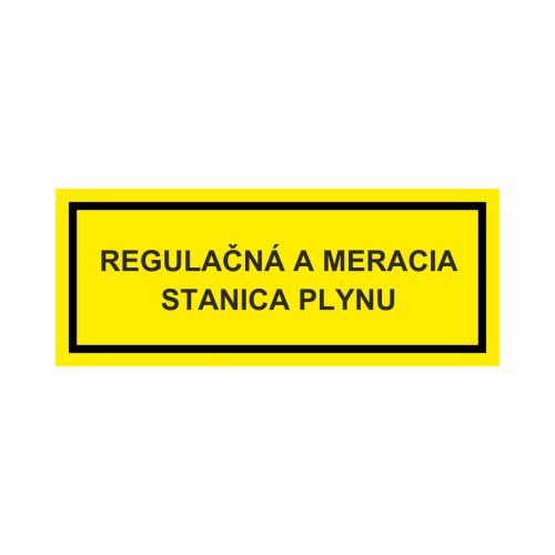Regulačná a meracia stanica plynu - textová značka M59