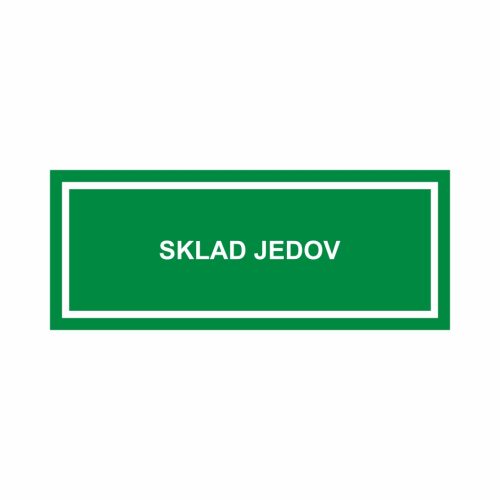 Sklad jedov - textová značka M65