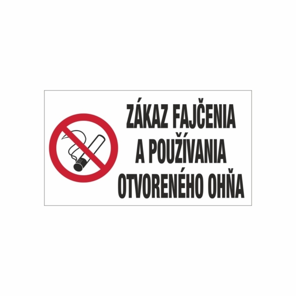 570 - Zákaz fajčenia a používania otvoreného ohňa
