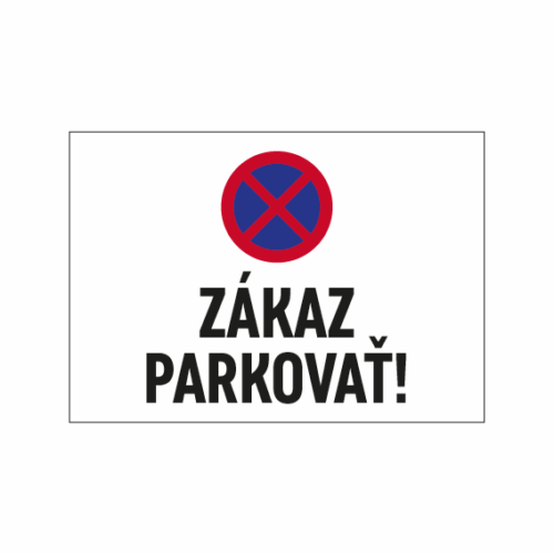 Zákaz parkovať
