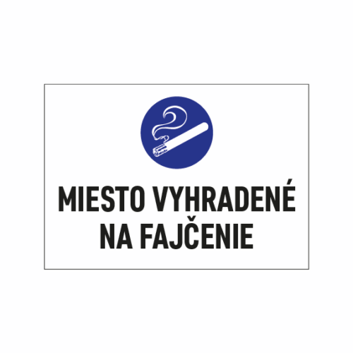 Miesto vyhradené na fajčenie