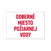 Odberné miesto požiarnej vody