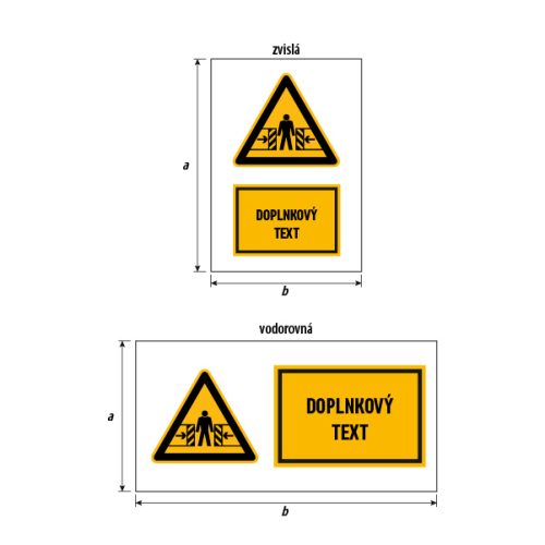 Pozor nebezpečenstvo pomliaždenia